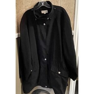 Braeton‎ Black Coat Women's Size 3X Weatherproof
